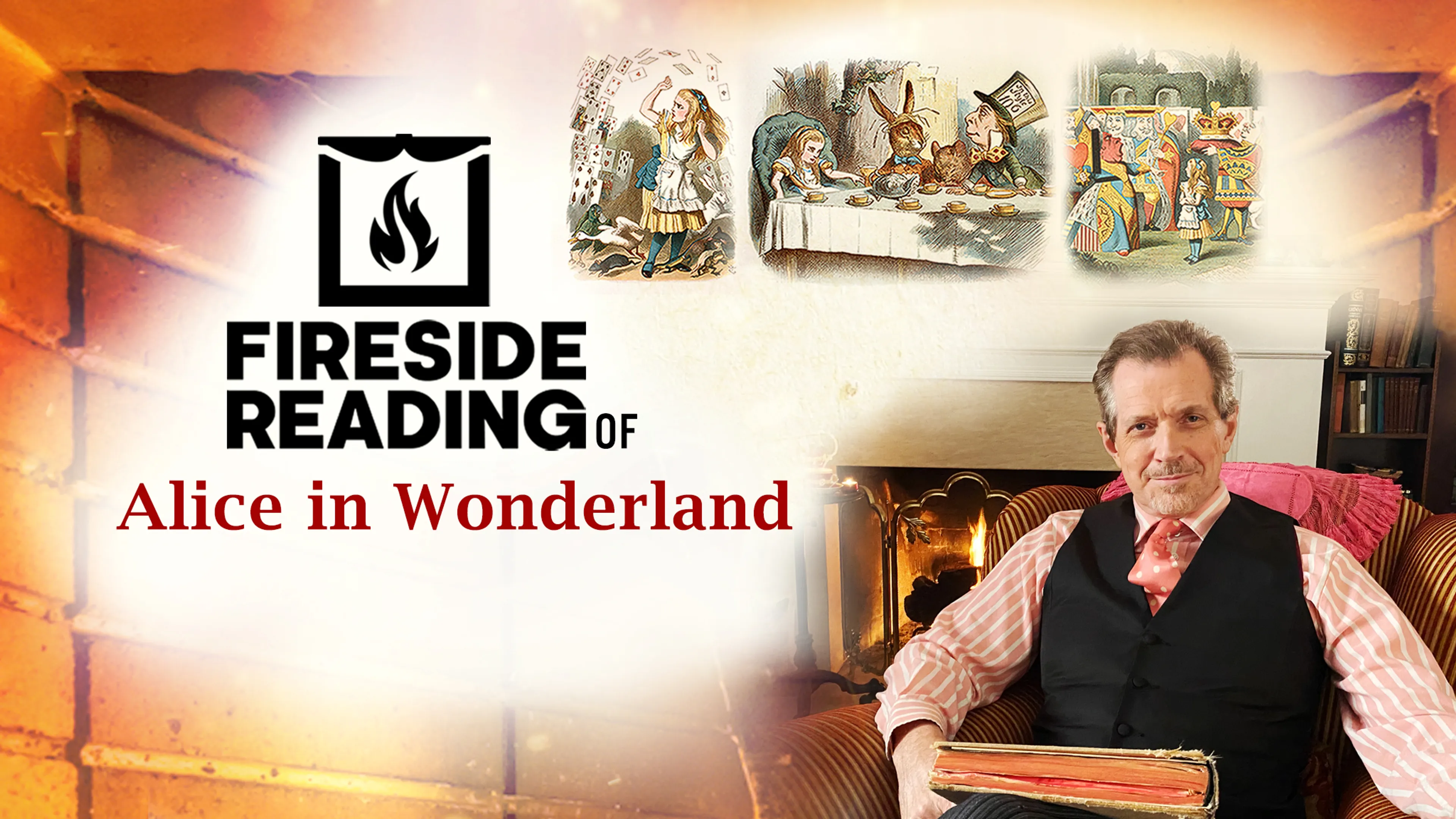 Fireside Reading of Alice in Wonderland poster